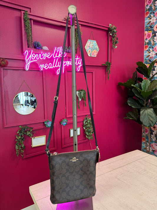 Pre Owned Designer Signature Coach Cross Body