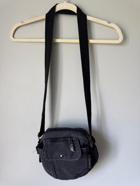 Black Casual Crossbody