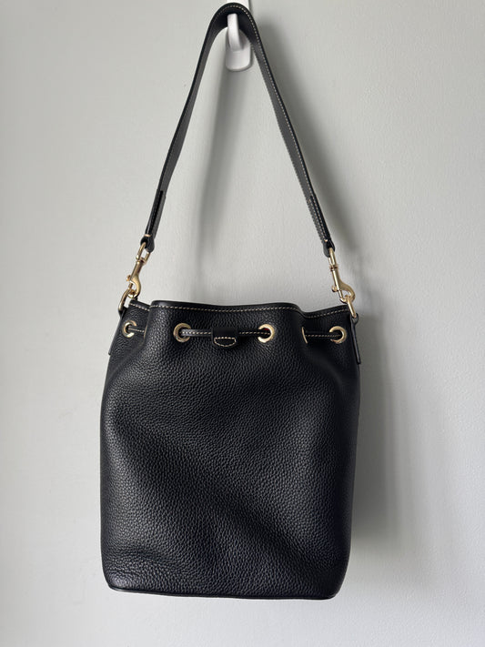 Pre Owned Dooney & Bourke Leather Bucket Bag