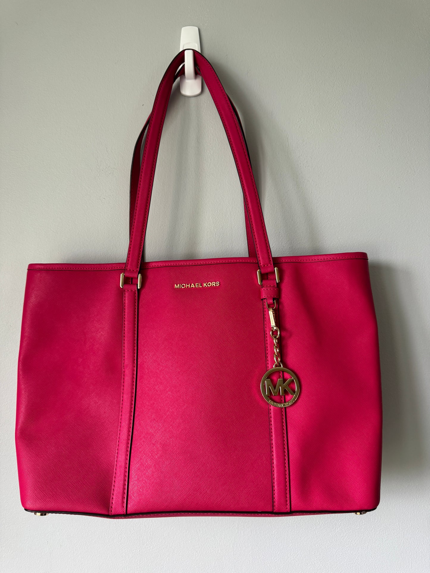 Pre Owned Authentic Michael Kors Hamilton Jet Set Tote