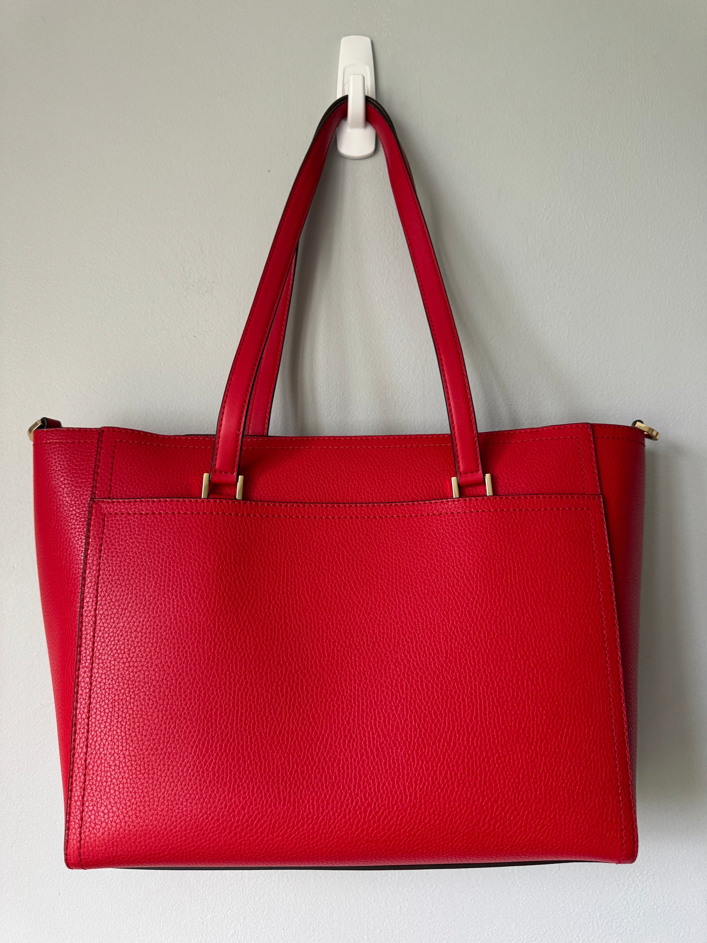 Pre Owned Authentic Michael Kors Maisie Pebbled Leather Tote 3 in 1 Tote