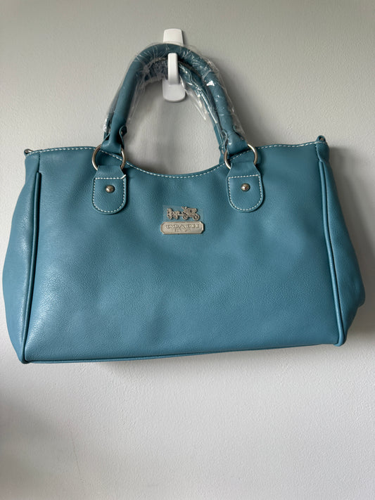 Pre Owned Authentic Vintage Coach Baby Blue Bag