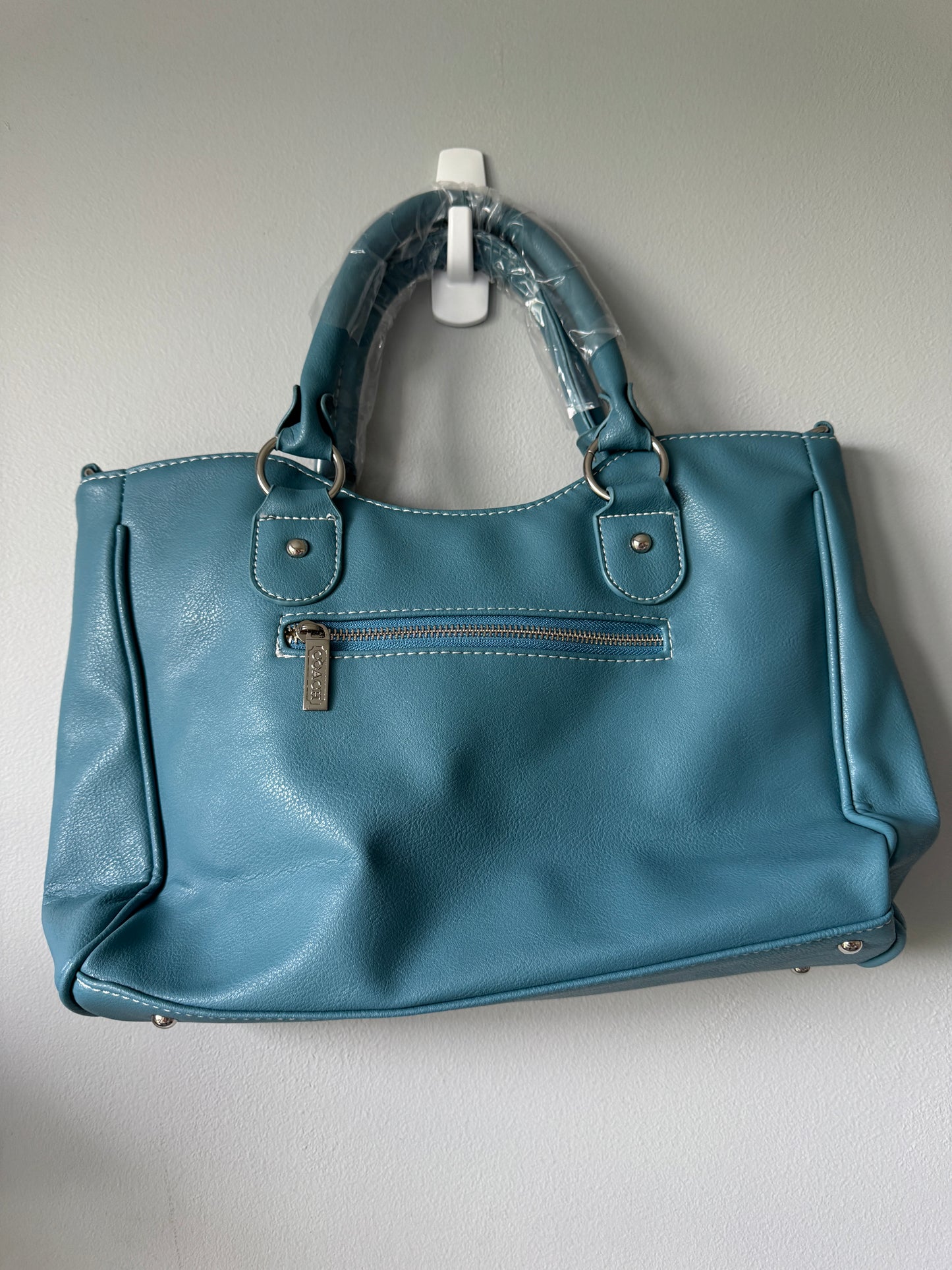 Pre Owned Authentic Vintage Coach Baby Blue Bag
