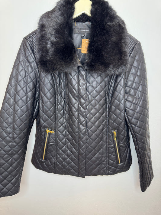 Pre Owned INC Jacket with Fur